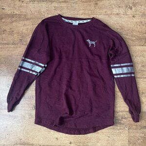Victoria’s Secret PINK Las Vegas Bling Varsity Crew